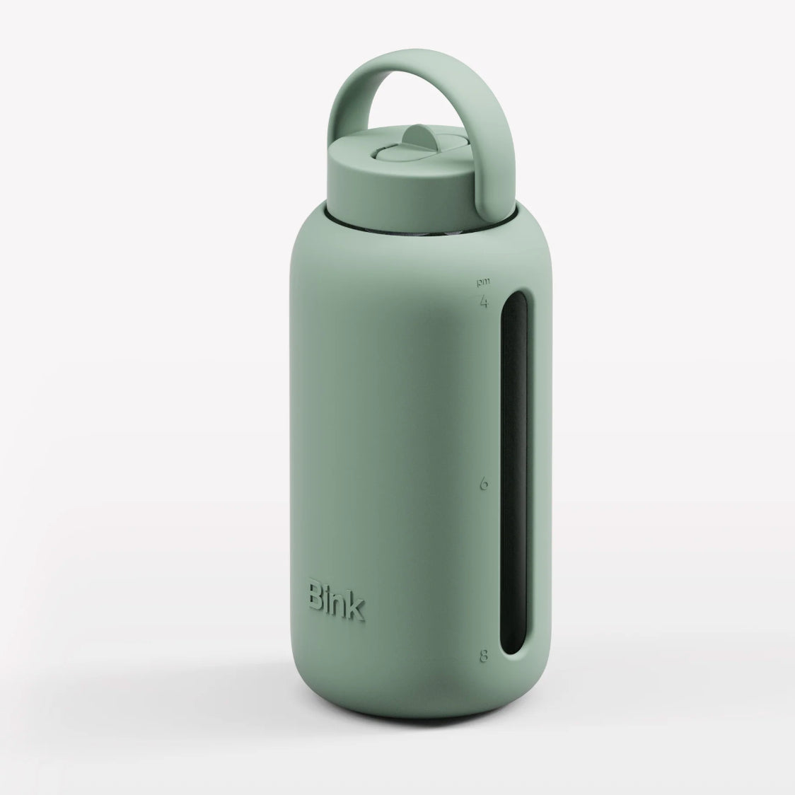 Glass & Silicone Reusable 27 Oz Flip Cap Water Bottle