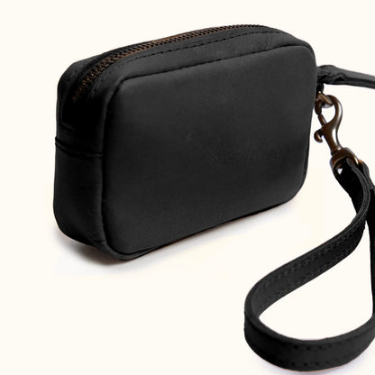 Amy Black Leather Card Wallet