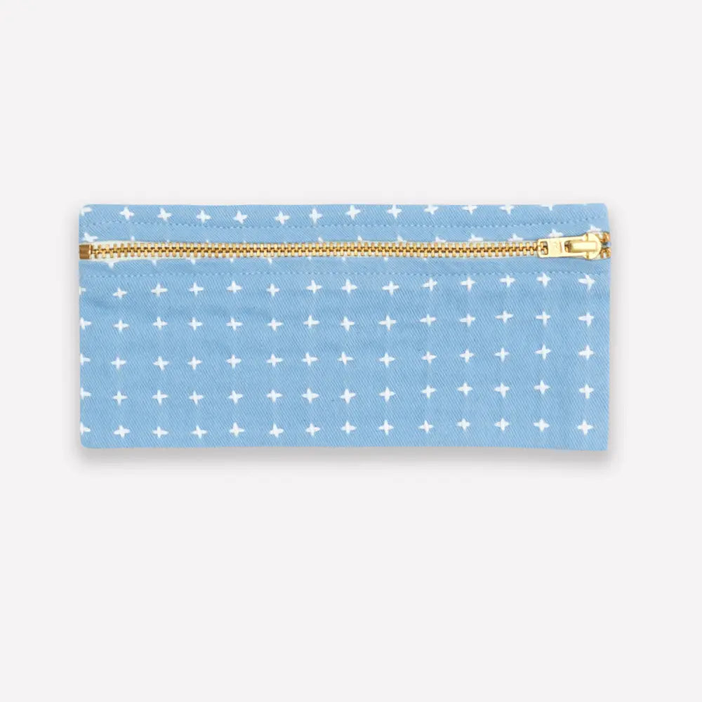 Hand Stitched Flat Pencil Case
