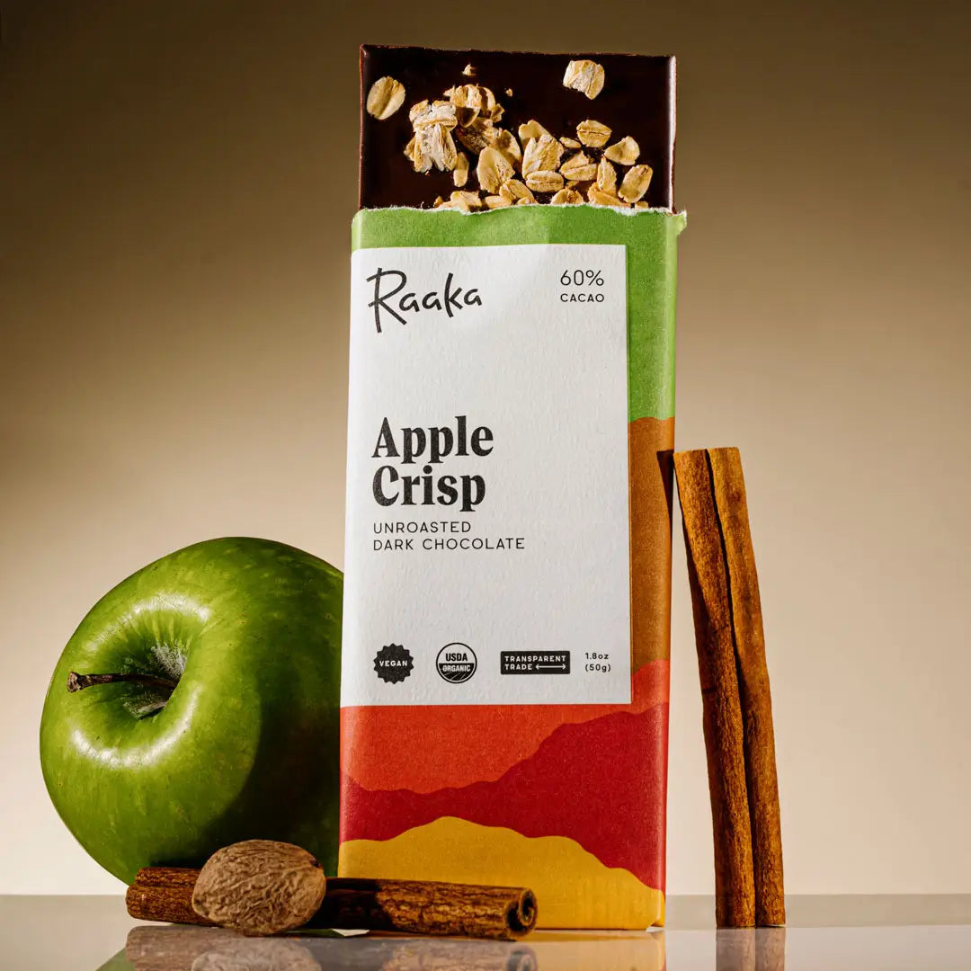 Apple Crisp Dark Chocolate Bar