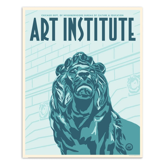 The Art Institute of Chicago 16" x 20" Tourism Poster