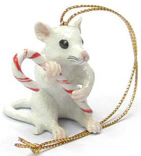 Mouse Mini Porcelain Ornament