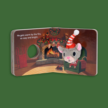 Christmas Mouse Finger Puppet Holiday Kids Book