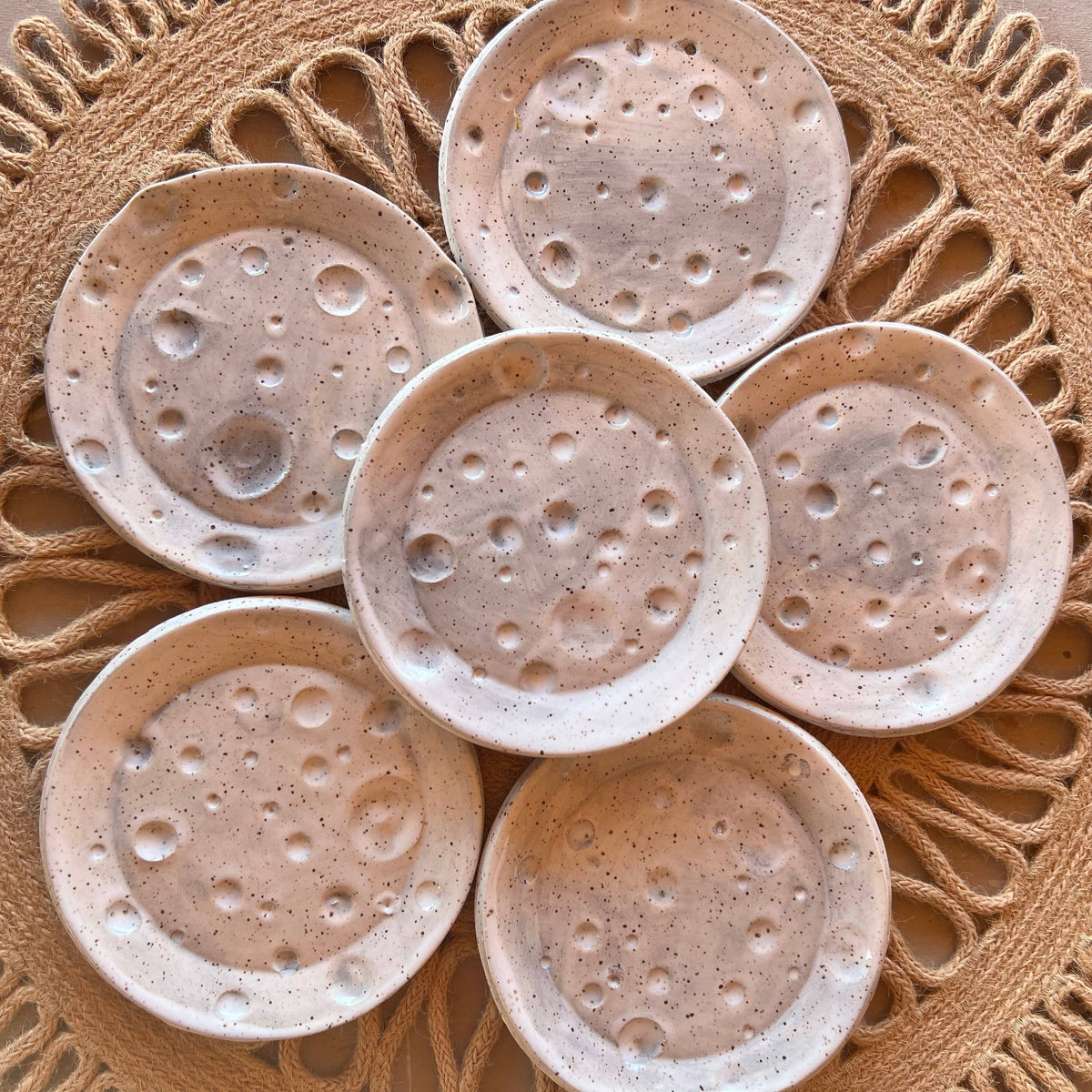 Moon Handmade Ceramic Trinket Dish