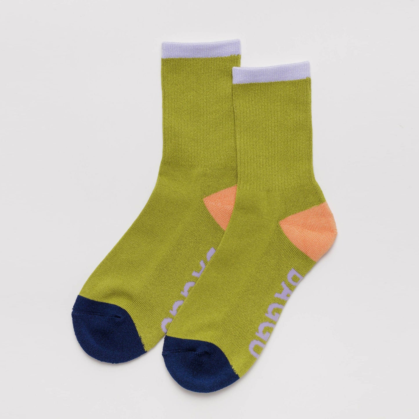 Ribbed Unisex Crew Socks