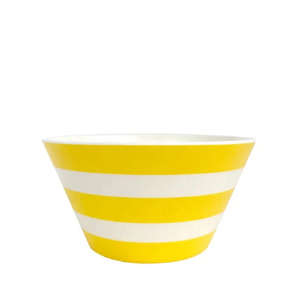 Reusable Bamboo Striped Cereal Bowl (Set of 4)