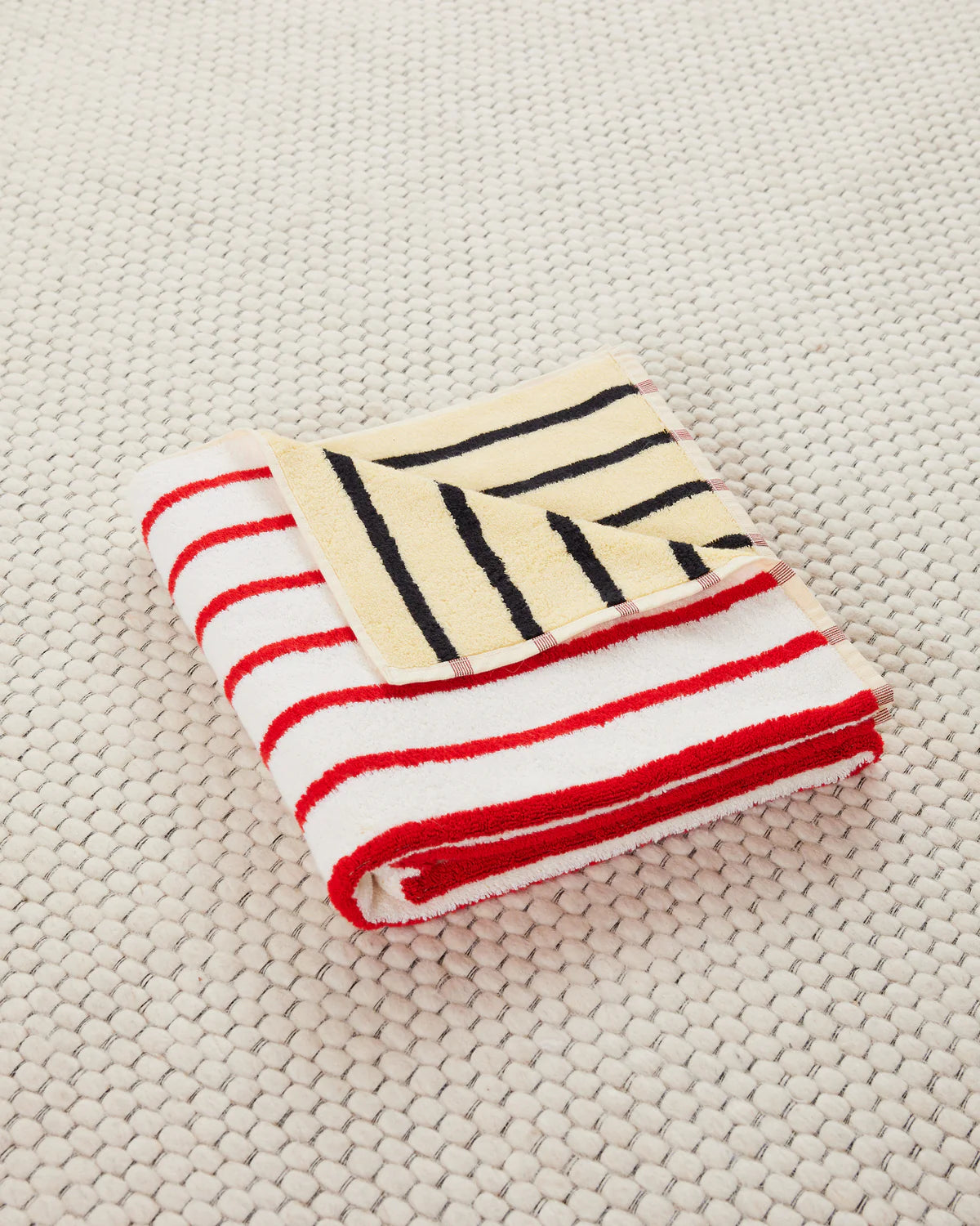 Terrycloth House Stripe Bath or Beach Towel