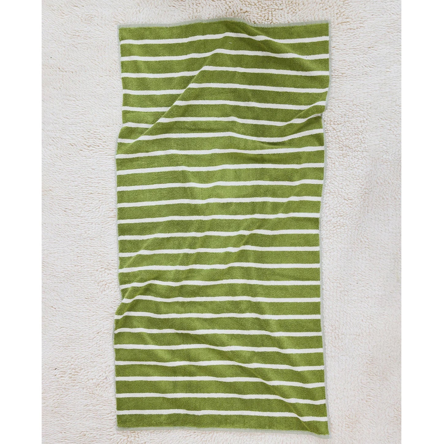 Terrycloth Bird Stripe Bath or Beach Towel