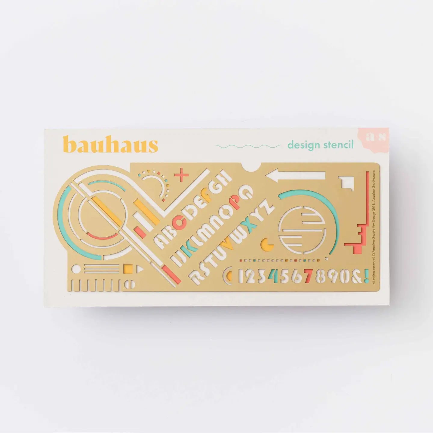 Bauhaus Themed Design & Craft Drawing Stencil