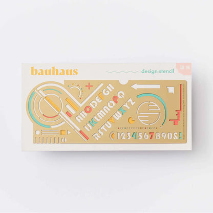 Bauhaus Themed Design & Craft Drawing Stencil