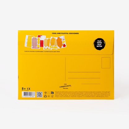 3D Paper Hot Dog Kit by Cinqpoints