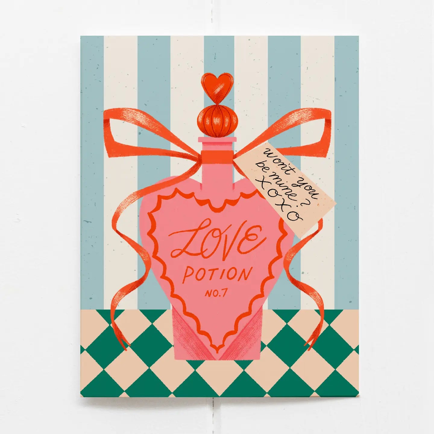 Be Mine Love Potion Love or Valentine's Card