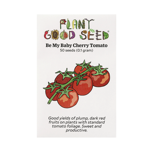 Organic Be My Baby Cherry Tomato Seed Packet