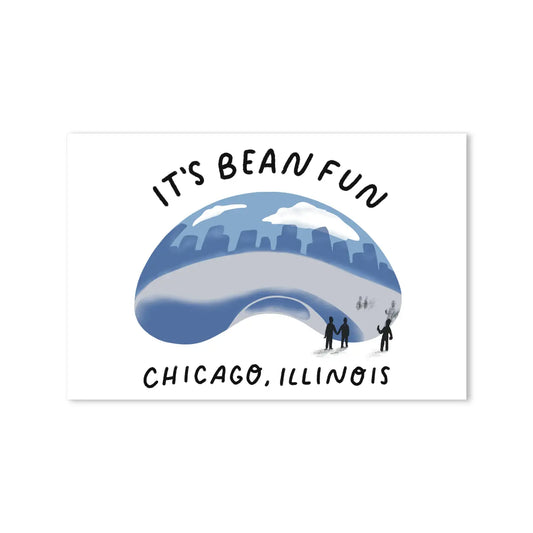 It's Bean Fun Chicago, Illinois Cloud Gate Postcard