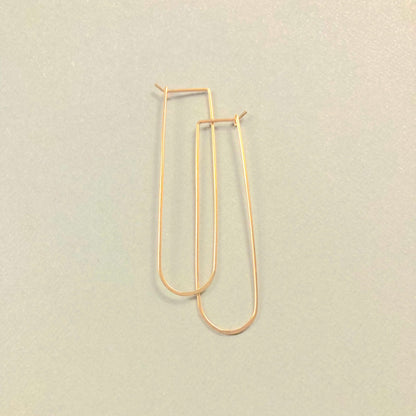 Big Valley 14k Gold Fill Hoop Earrings