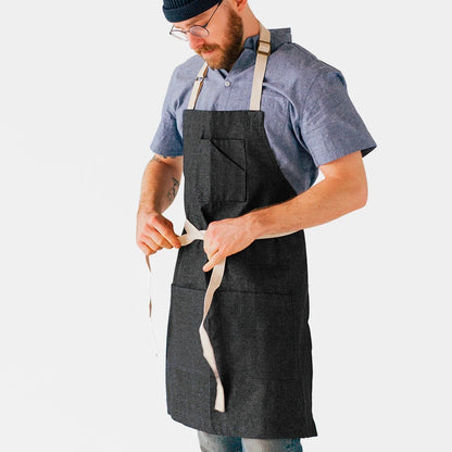 Chef's Utility Cotton Bib Apron