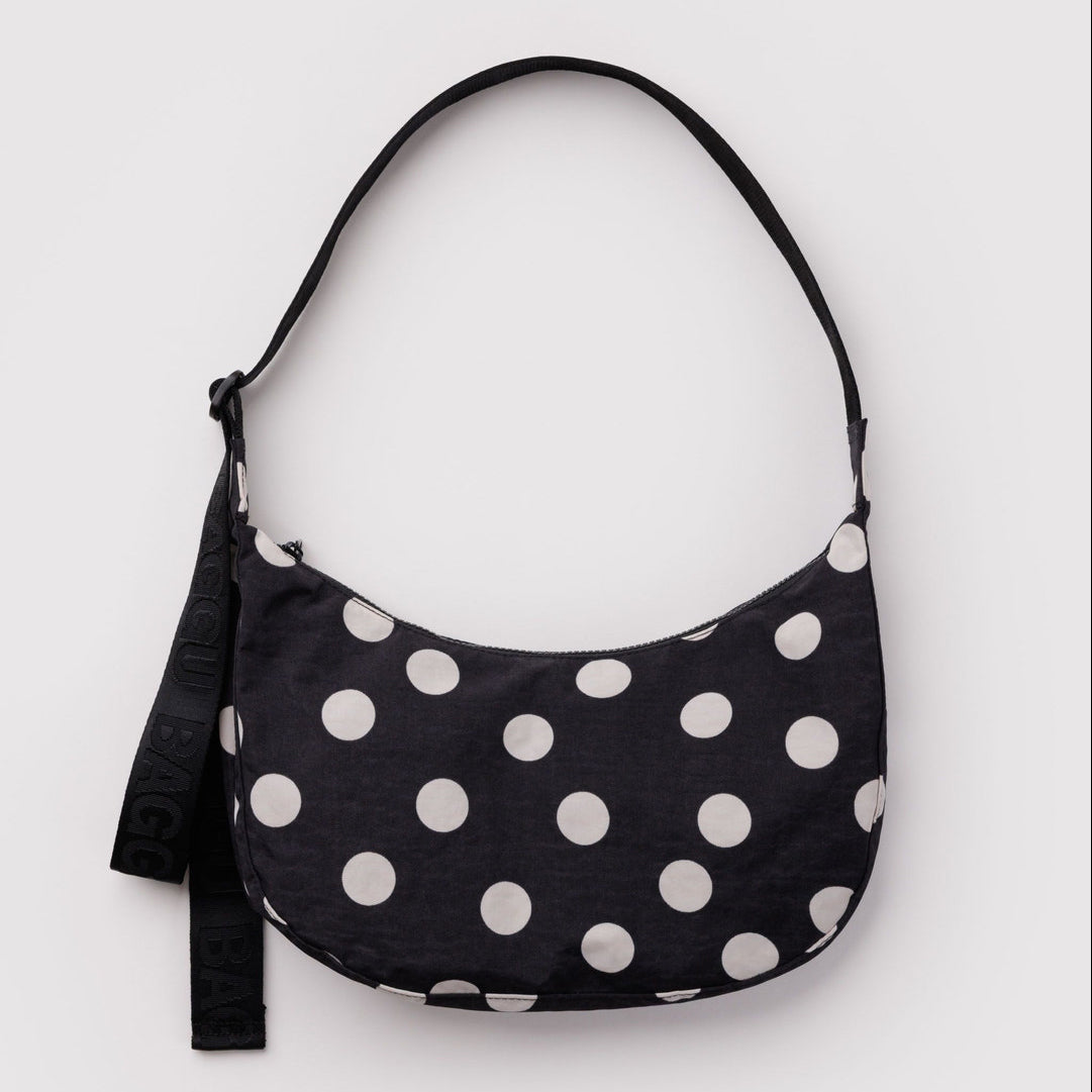 Medium Nylon Crescent Bag
