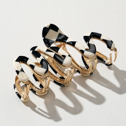 Squiggle Wiggle 4" Metal Hair Claw Clip