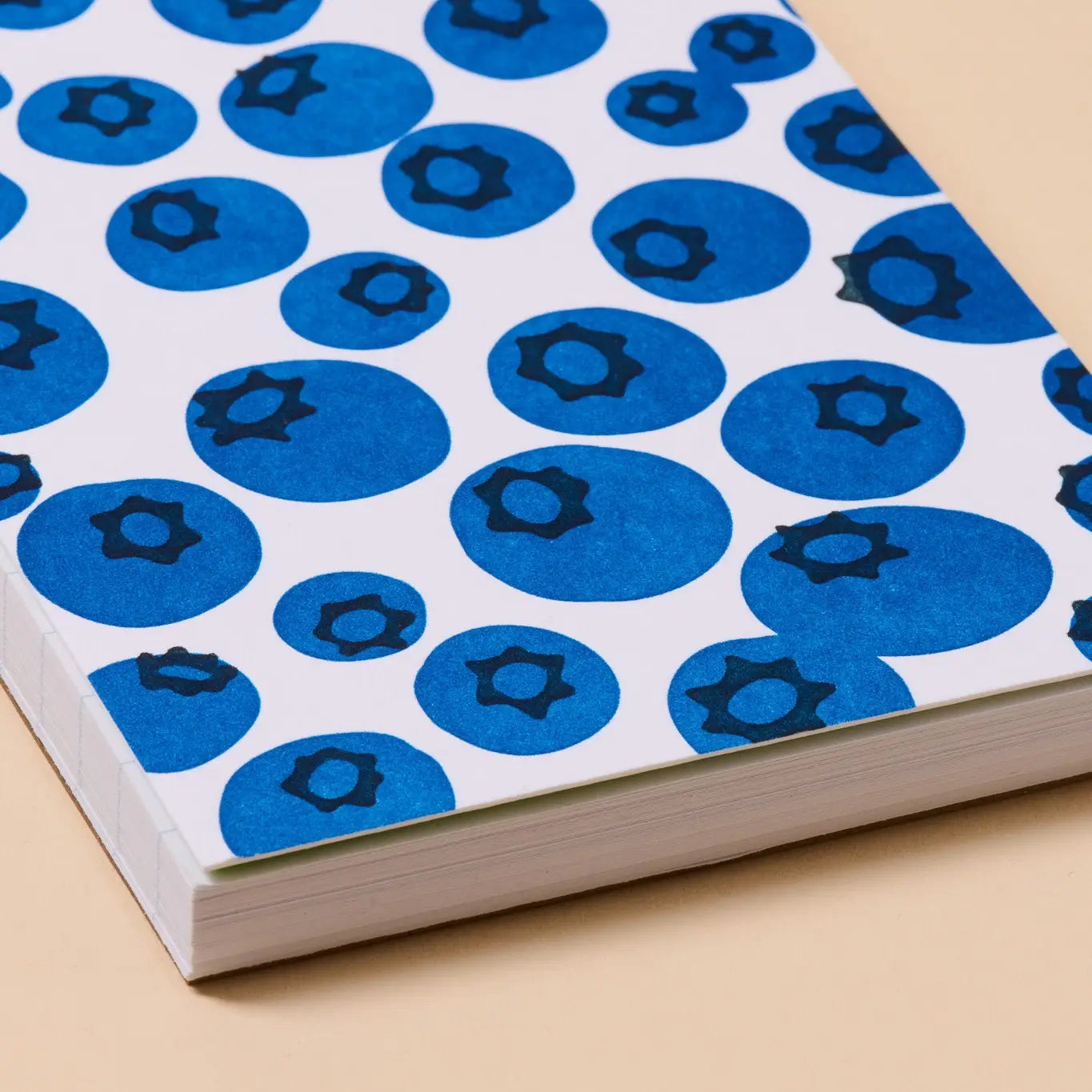 Blueberries Reporter's Spiral Bound Letterpress Notebook