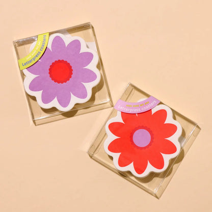 Blume Flower Letterpress Coaster Set (Box of 8)