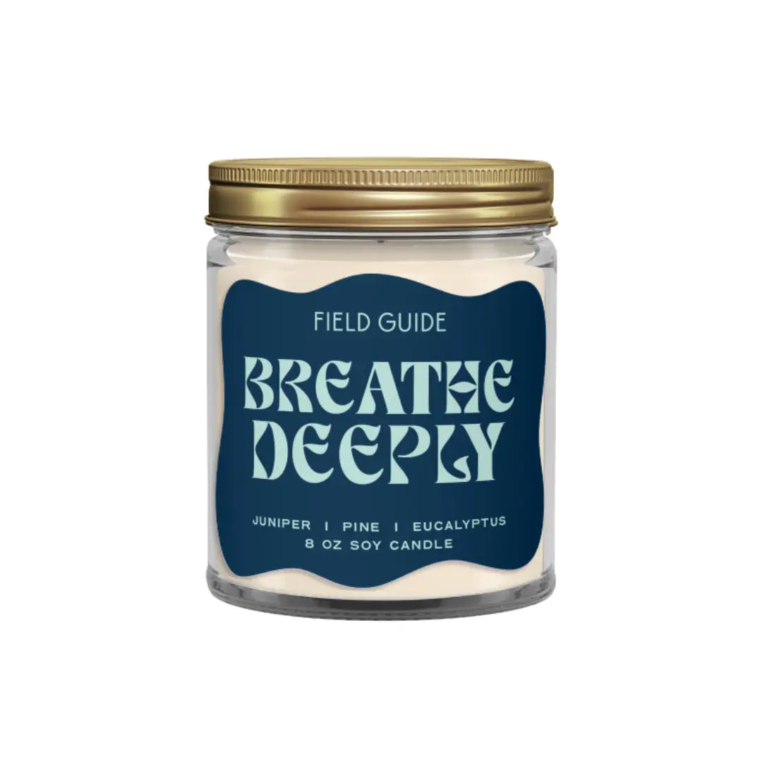 Self-Care Field Guide Soy Wax Glass Candle