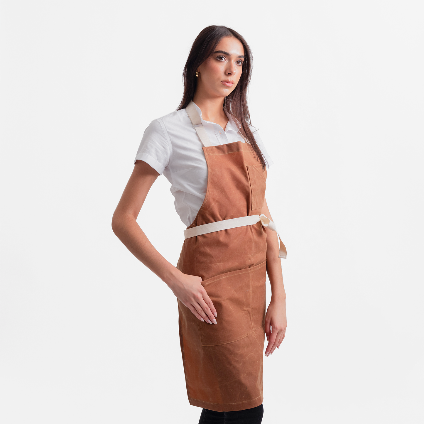 Chef's Waxed Canvas Bib Apron