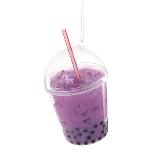 Bubble Tea Glass Holiday Ornament