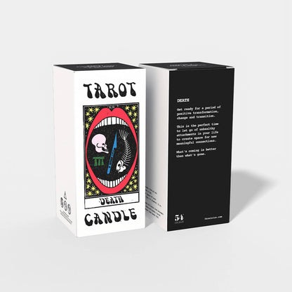 Death Tobacco & Leather Tarot Candle