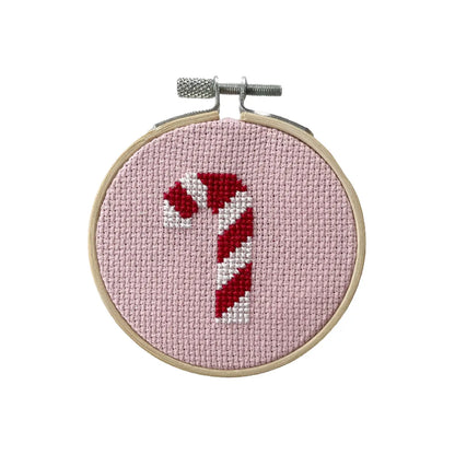 Candy Cane 4" Cross Stitch Kit