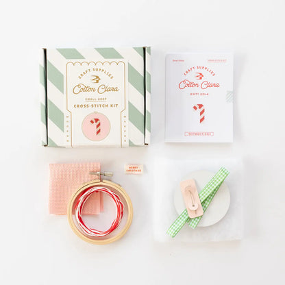 Candy Cane 4" Cross Stitch Kit