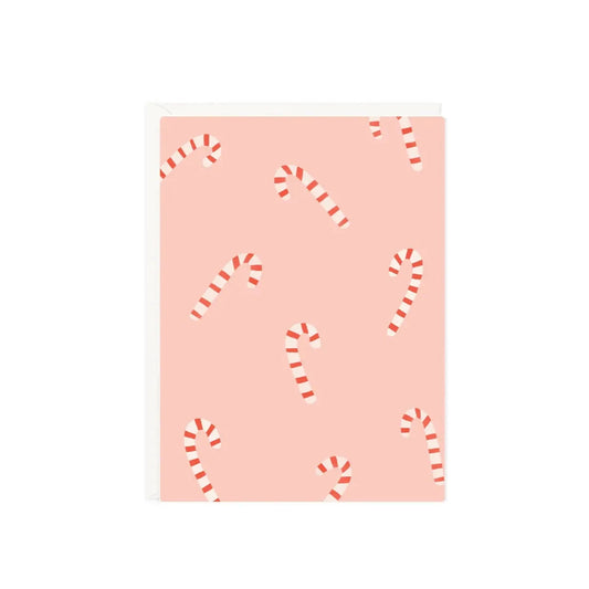 Candy Cane Holiday Mini Card