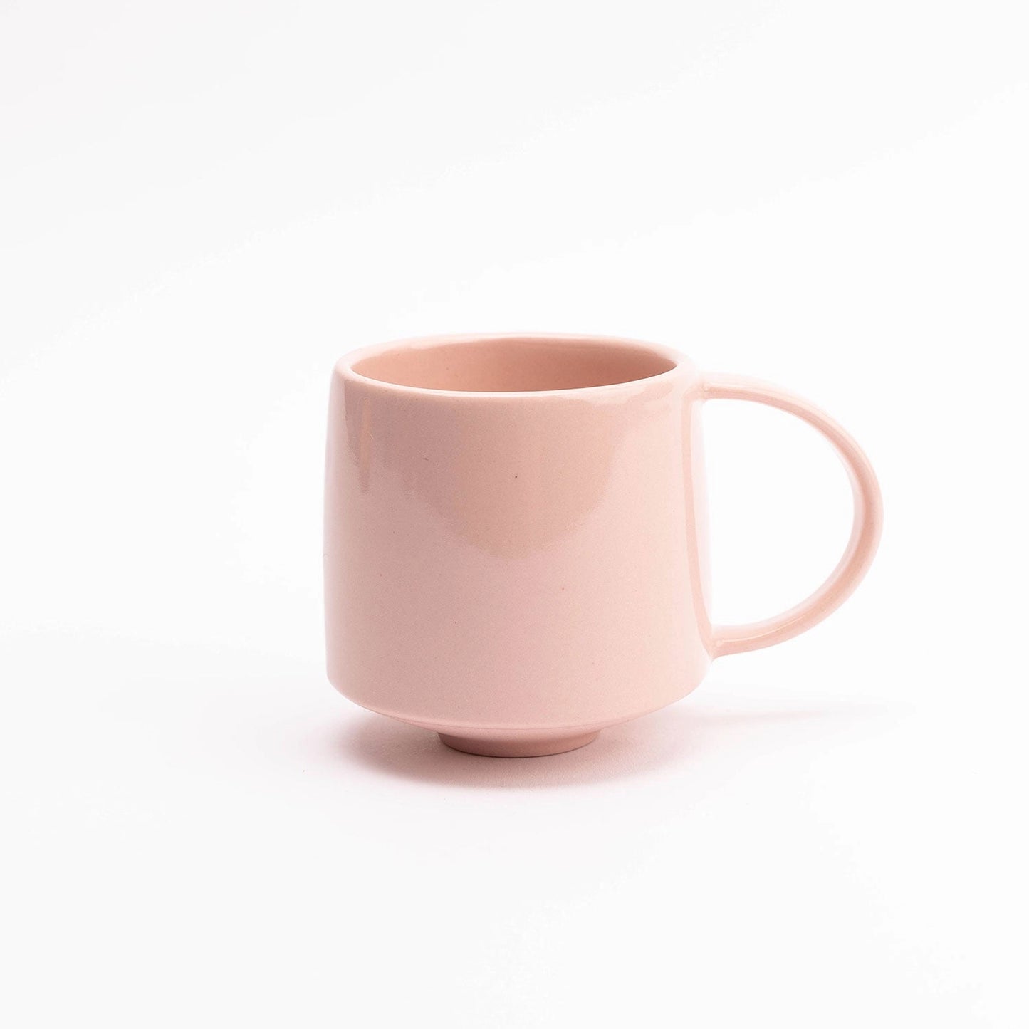 Angled Slipcast Ceramic 10 Oz Mug