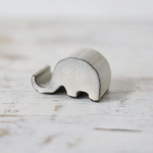 Elephant Ceramic Phone Stand