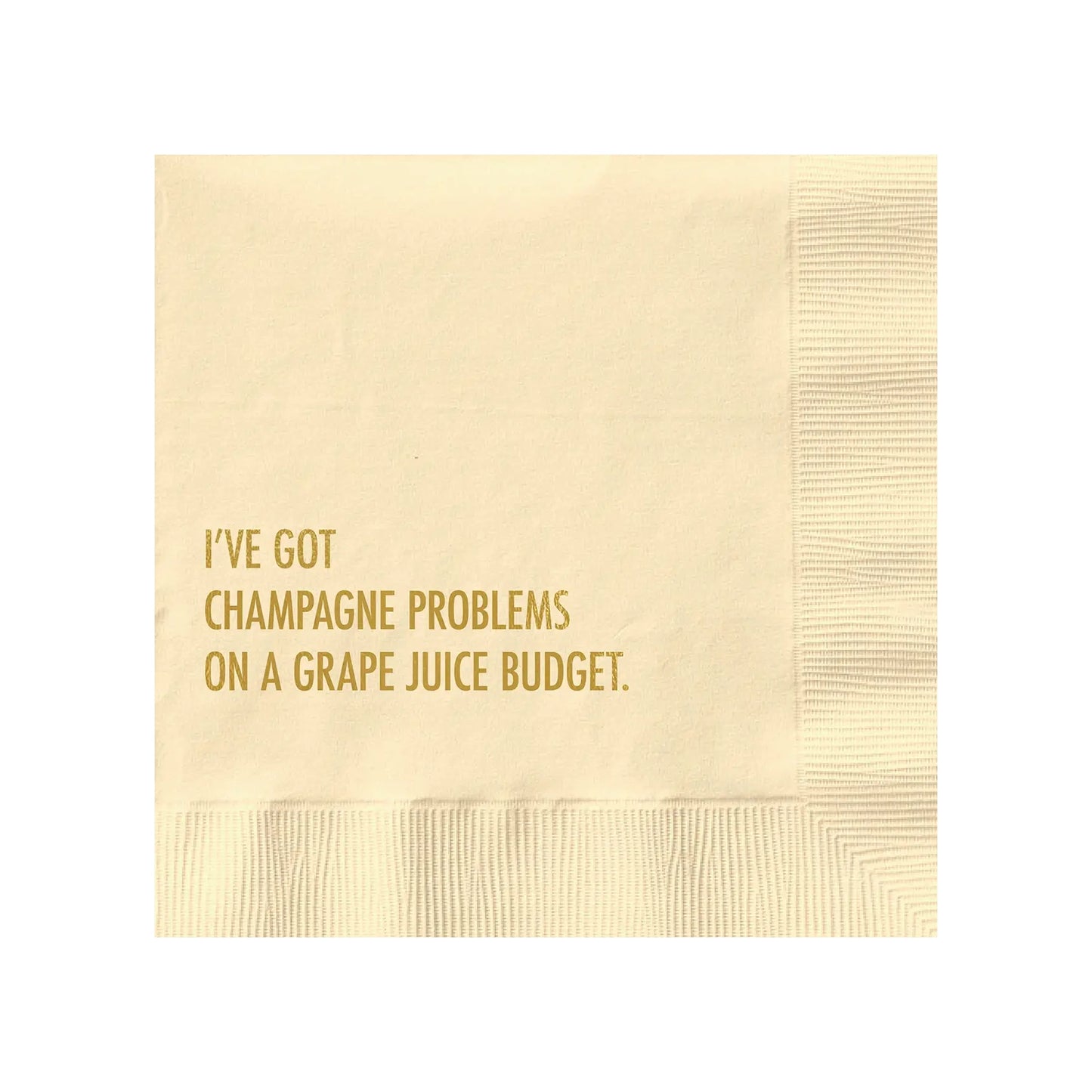 Champagne Problems Party Napkins