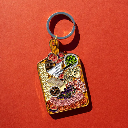 Charcuterie & Cheese Board Keychain