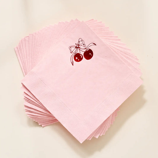 Cherry Cocktail Party Napkins (Pack of 20)