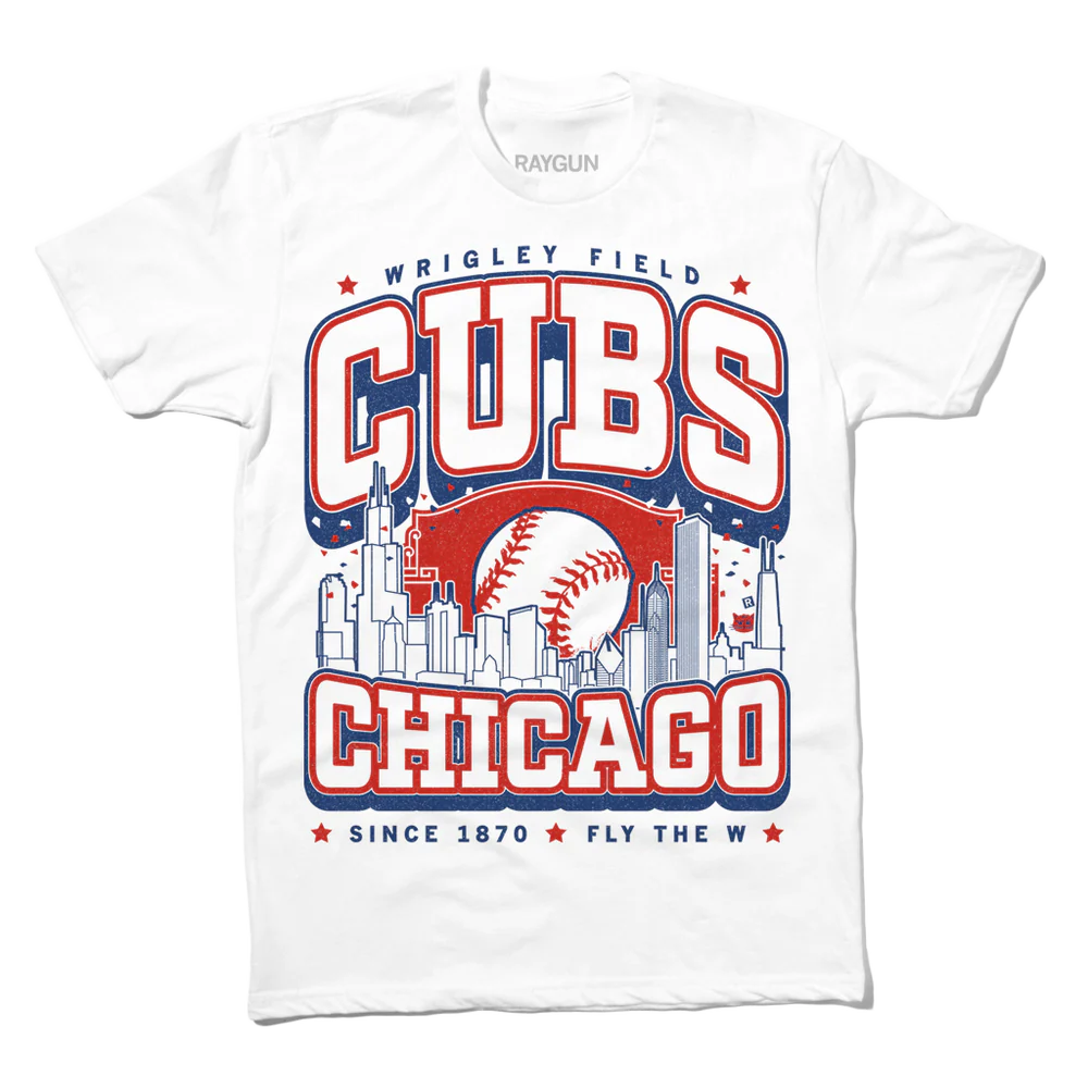 Chicago Cubs Max Collegiate Unisex Tshirt