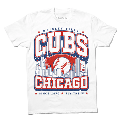 Chicago Cubs Max Collegiate Unisex Tshirt