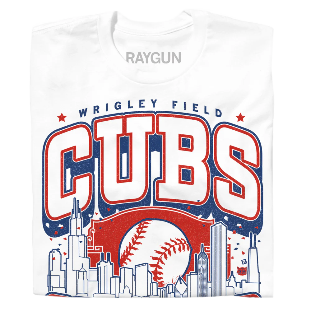 Chicago Cubs Max Collegiate Unisex Tshirt