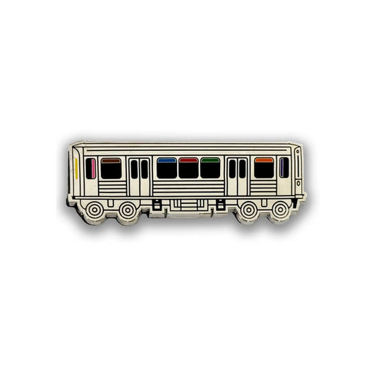 Chicago El Train Metal Magnet