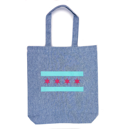 Chicago Flag Tote Bag