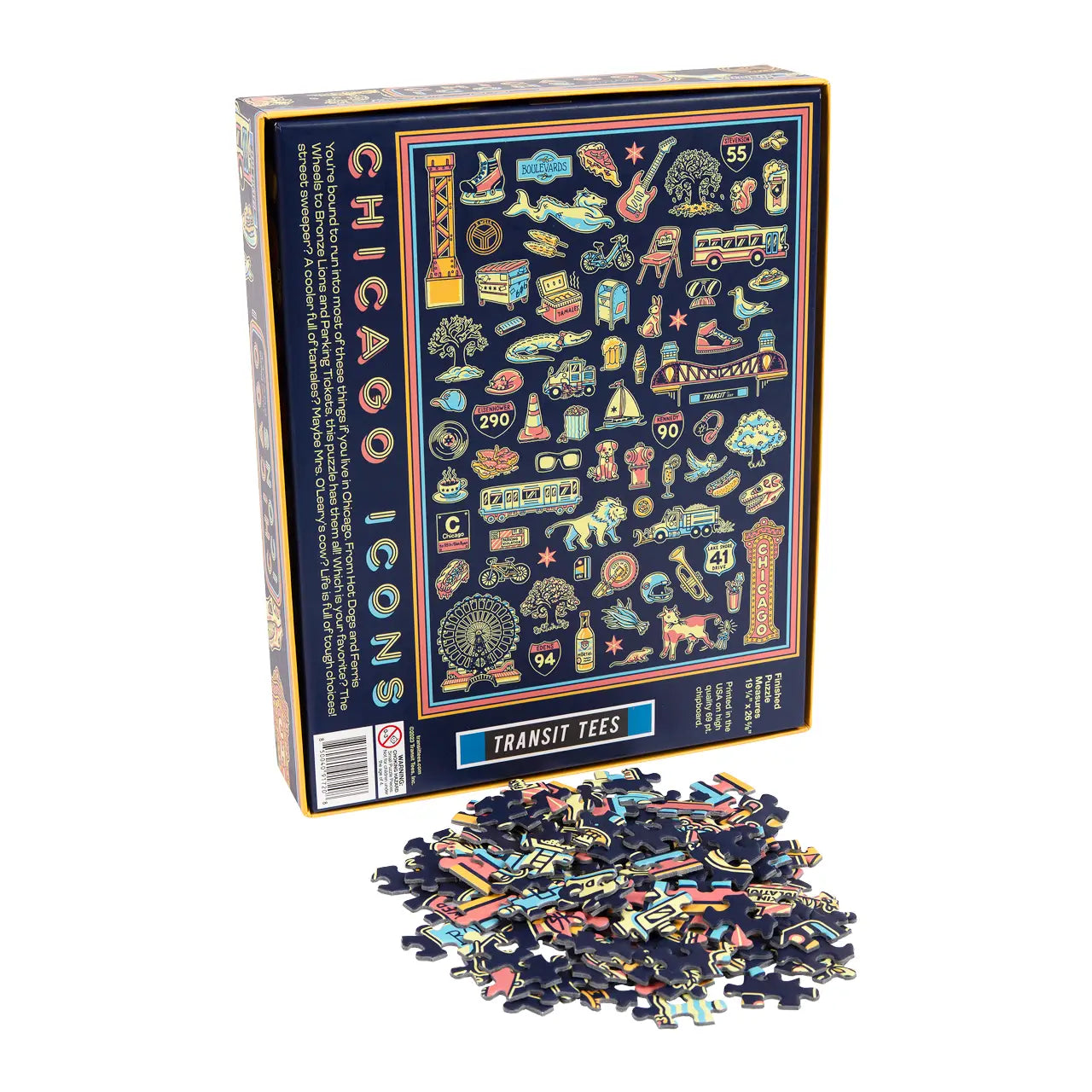 Chicago Icons 1000 Piece Jigsaw Puzzle