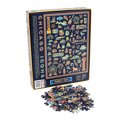 Chicago Icons 1000 Piece Jigsaw Puzzle