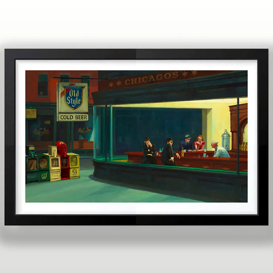 Chicago Nighthawks 11" x 17" Print