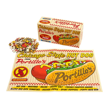 Portillo's Hot Dog 500 Piece Puzzle