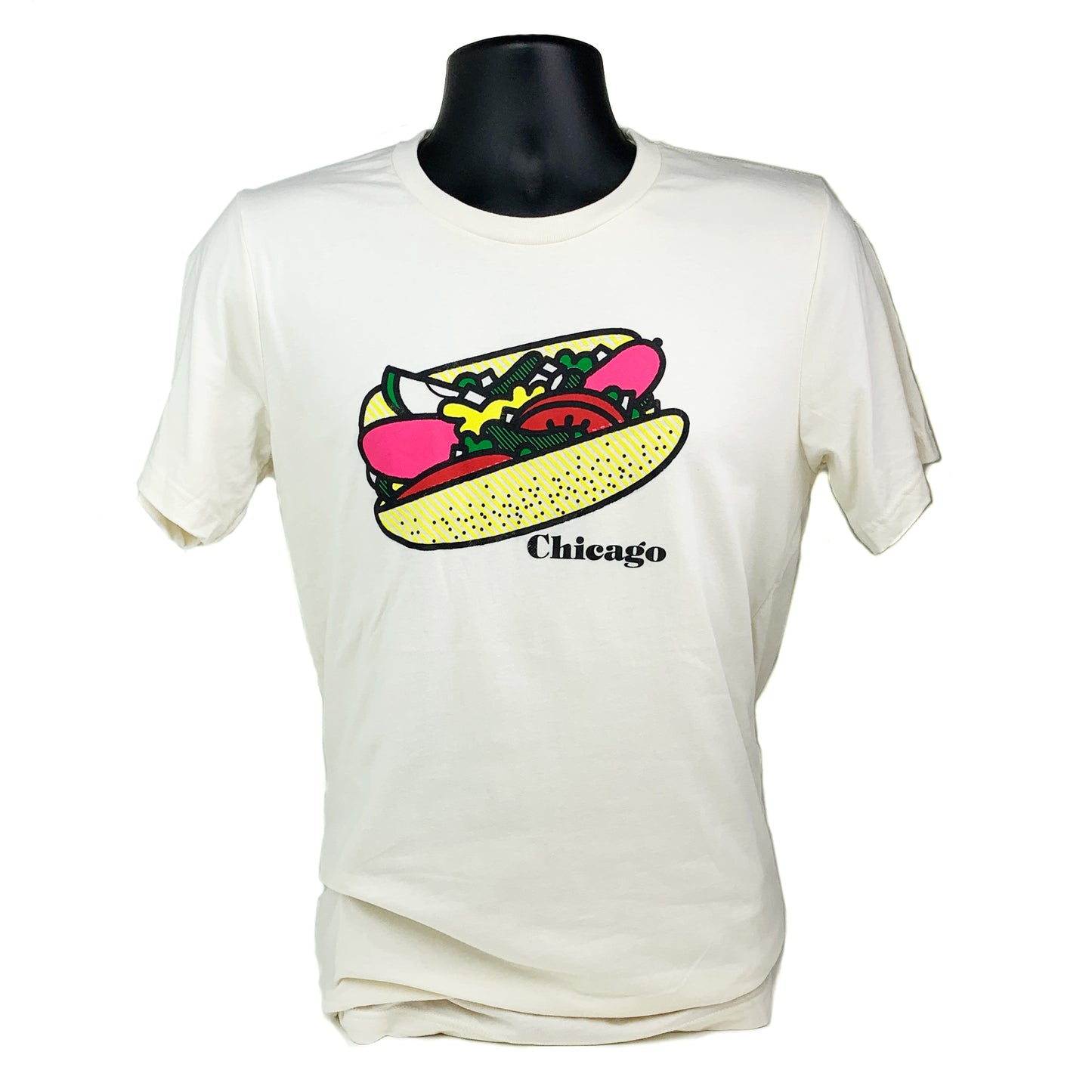 Chicago Style Hot Dog Adult Tshirt