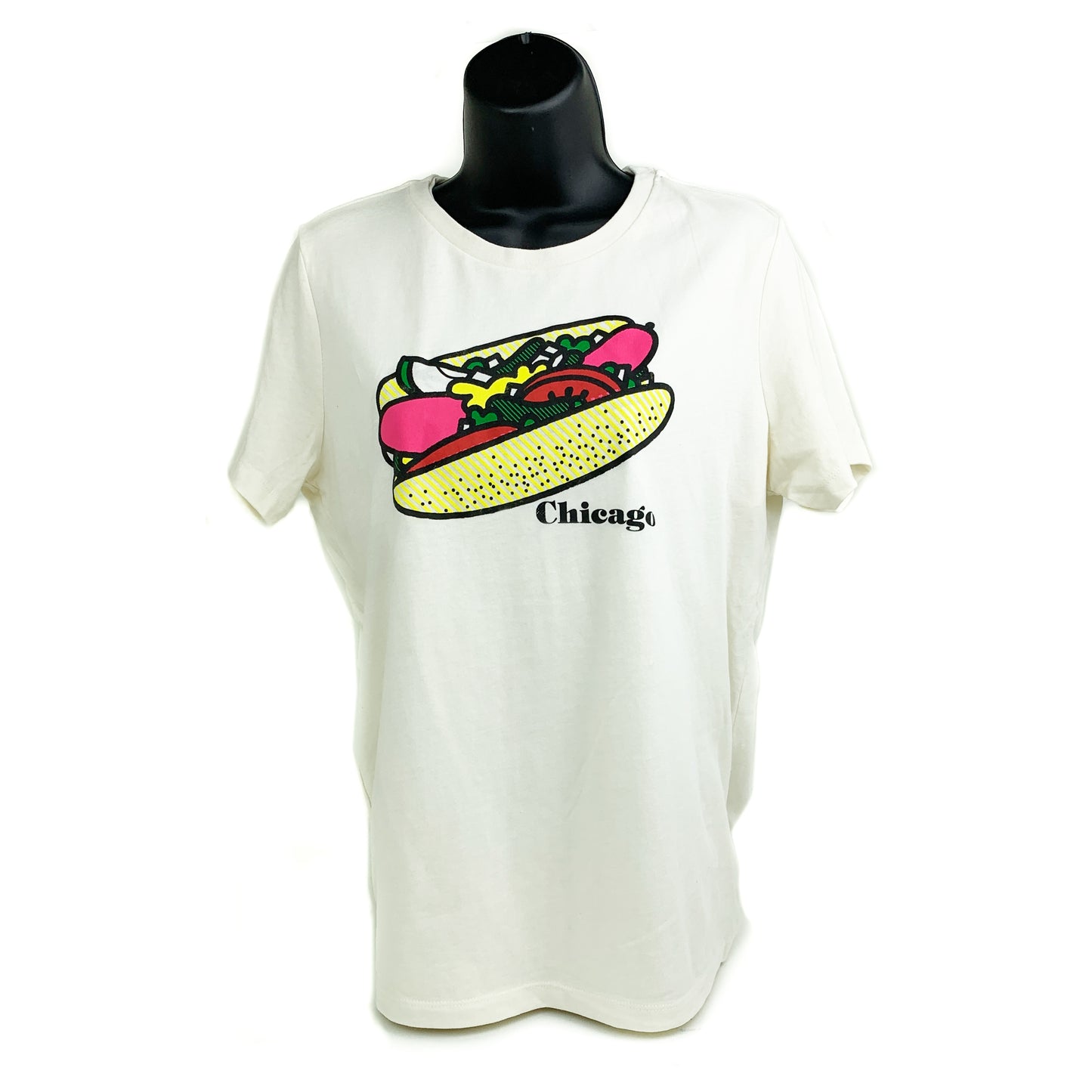 Chicago Style Hot Dog Adult Tshirt