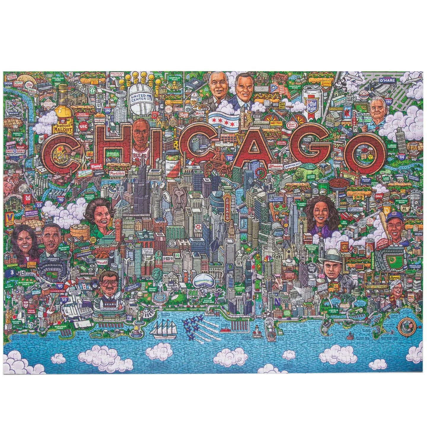 All Things Chicago 1000 Piece Jigsaw Puzzle