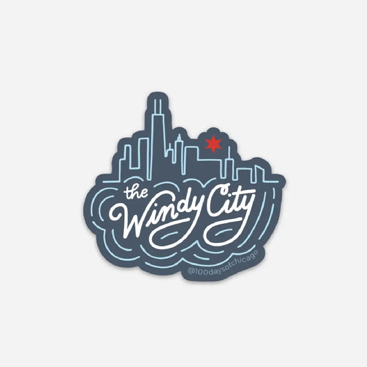 The Windy City Chicago Sticker