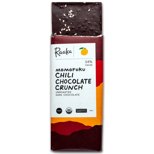 Momofuku Chili Chocolate Crunch Dark Chocolate Bar